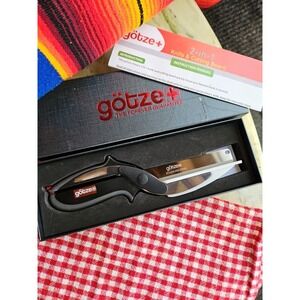 GOTZE Ultimate 2-IN-1 Knife & Scissors Cutting Board Stainless Smart Cutter‎ New